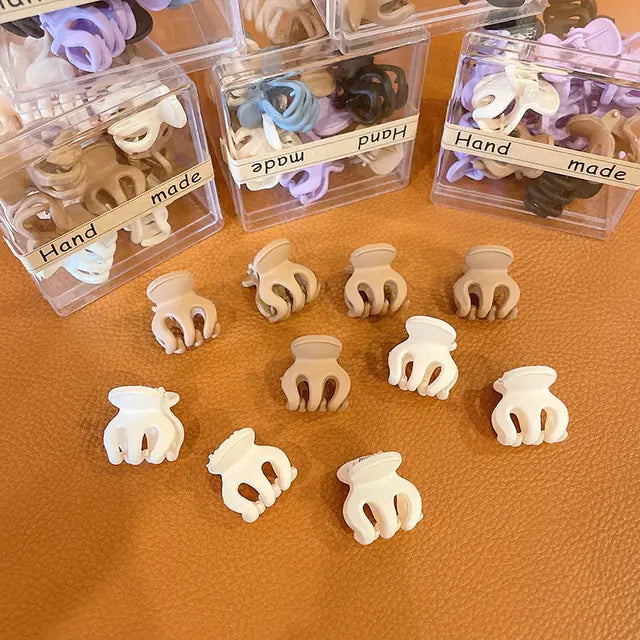Luxury Matte Plastic Mini Hair Claws