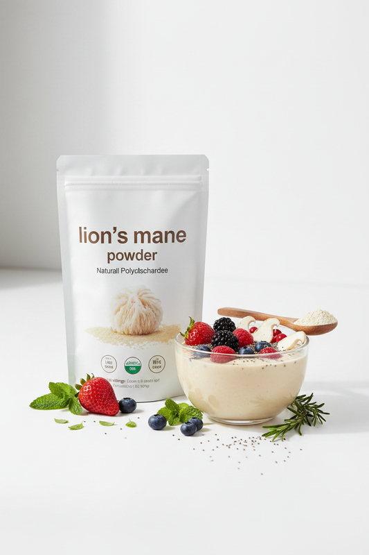 Lion's Mane Mushroom Powder – Natural Polysaccharides 454g by Oz-Direct.com
