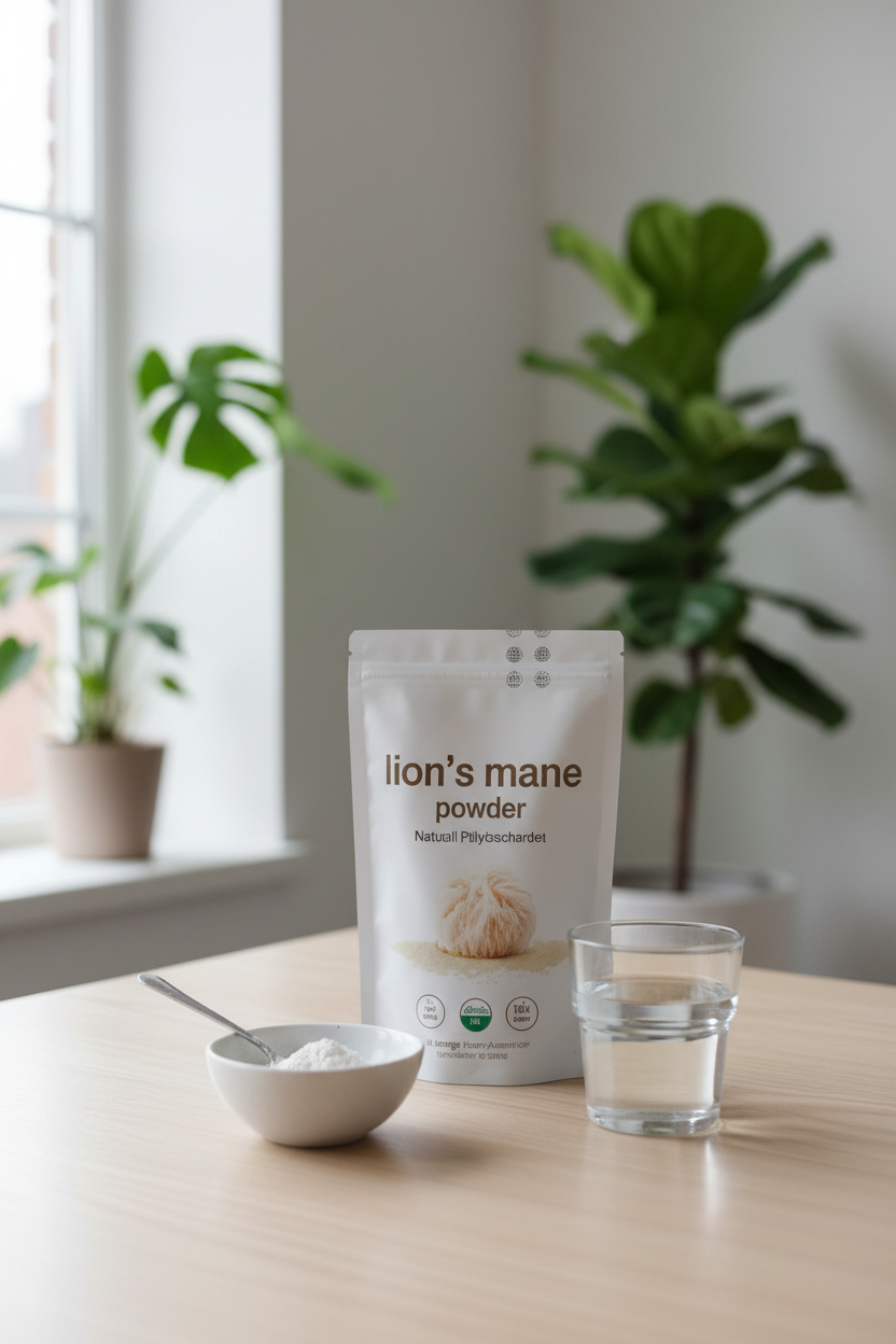 Lion's Mane Mushroom Powder – Natural Polysaccharides 454g by Oz-Direct.com
