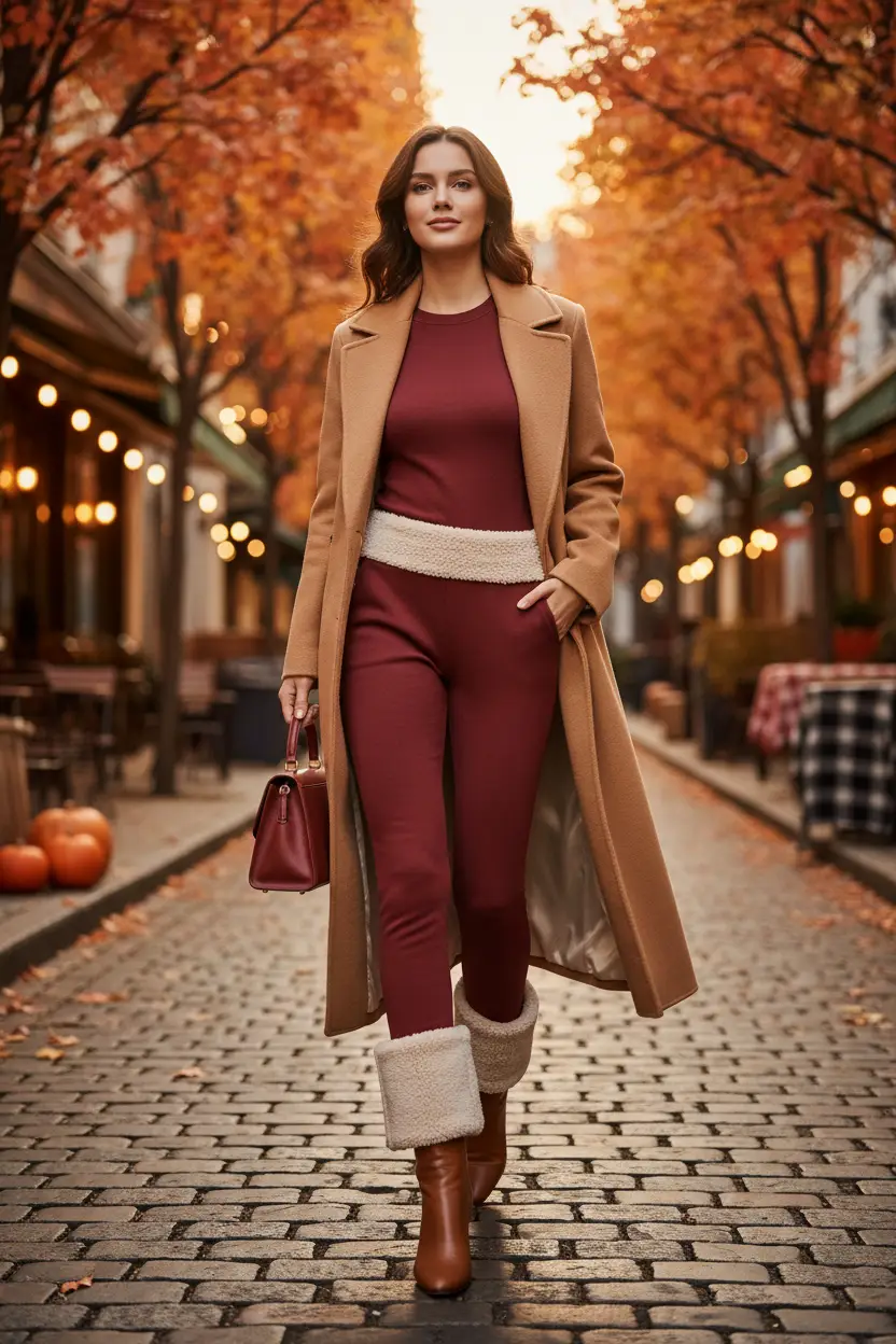 Women's Fleece Lined Thermal Tights – Velvet Finish by Oz-Direct.com