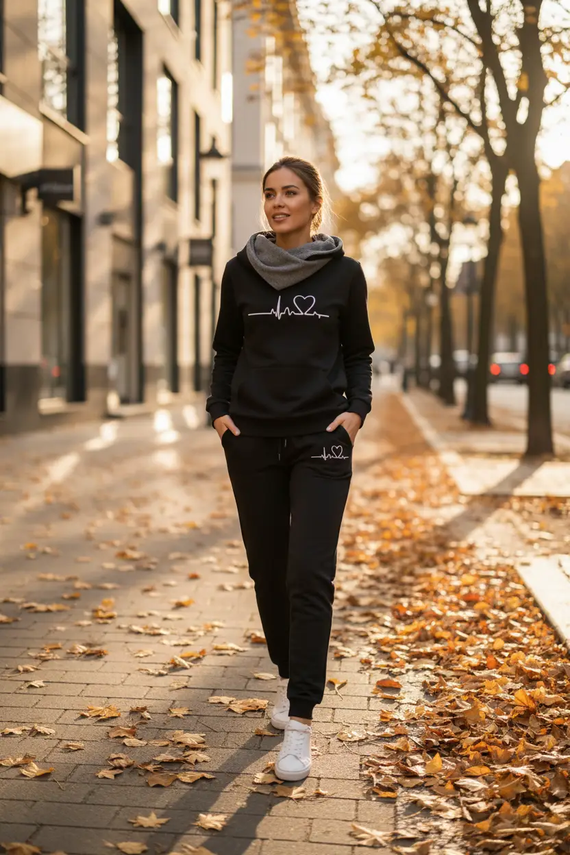 Women's Winter Tracksuit Set – Hoodie & Pants by Oz-Direct.com