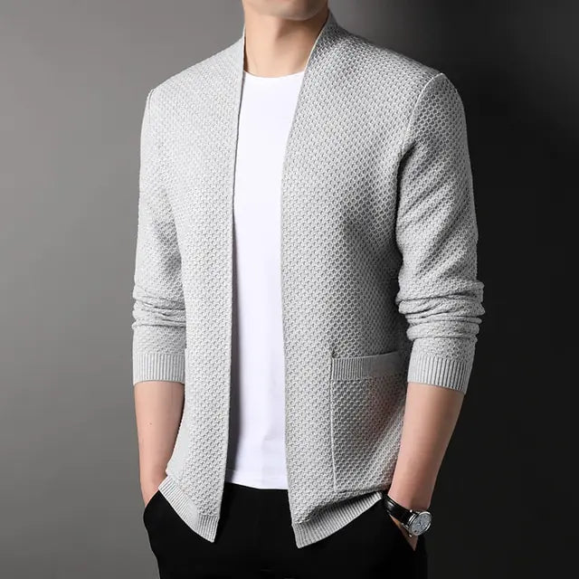 Open Cardigan For Men