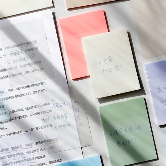 Transparent Waterproof Sticky Notepads