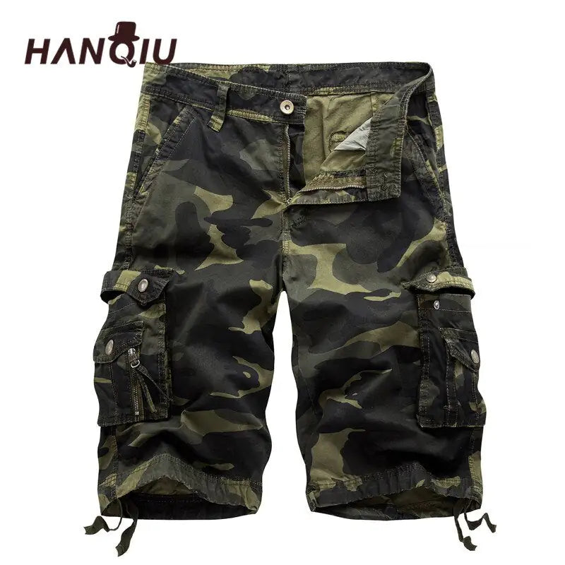 Cargo Shorts Men Military