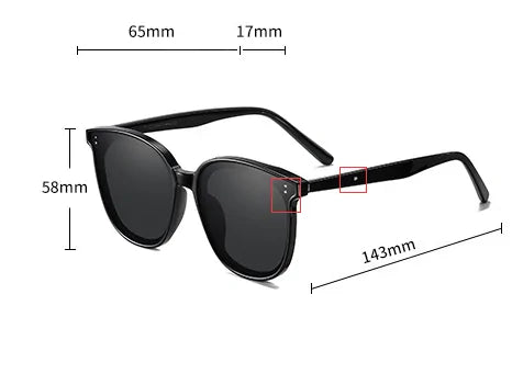 Oversized Polarized Sunglasses