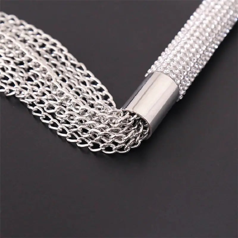 Diamond Handle Chain Whip Sex Toy