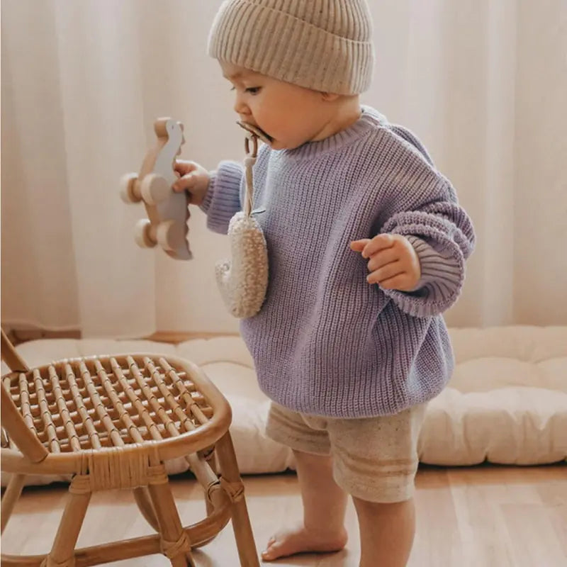 Knitted Sweater Baby Outerwear