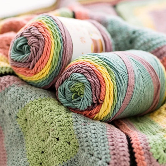 Rainbow Dyed Yarn