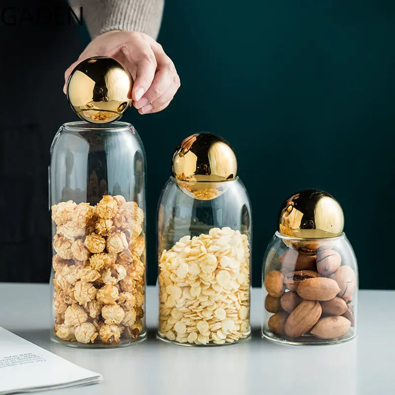 Transparent Glass Sealed Jar