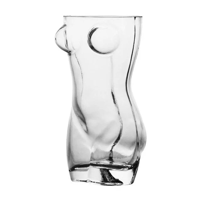 Sexy 3D Nude Naked Man Women Beer Glass