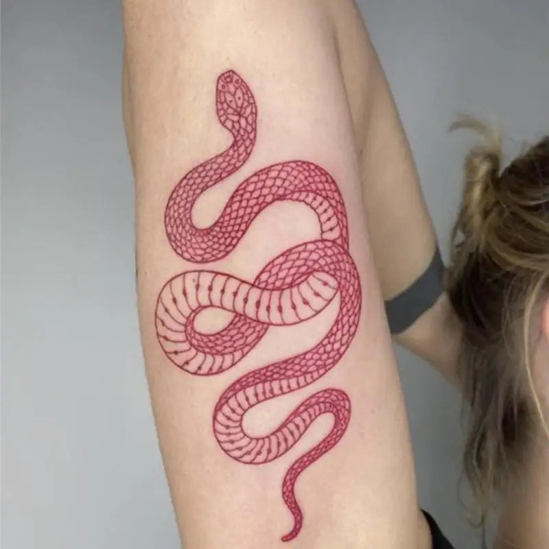 Black Snakes Body Tattoo