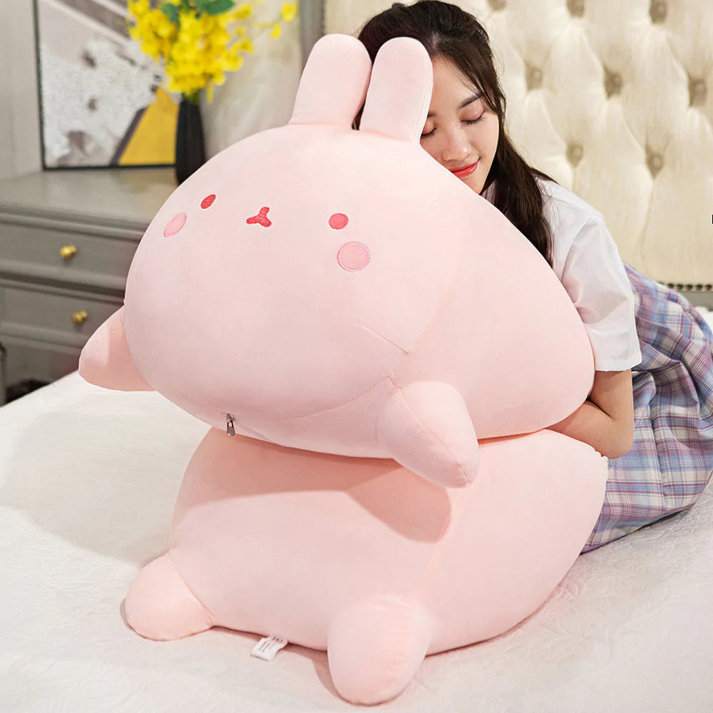 Chunky Stuffed Bunny Plush