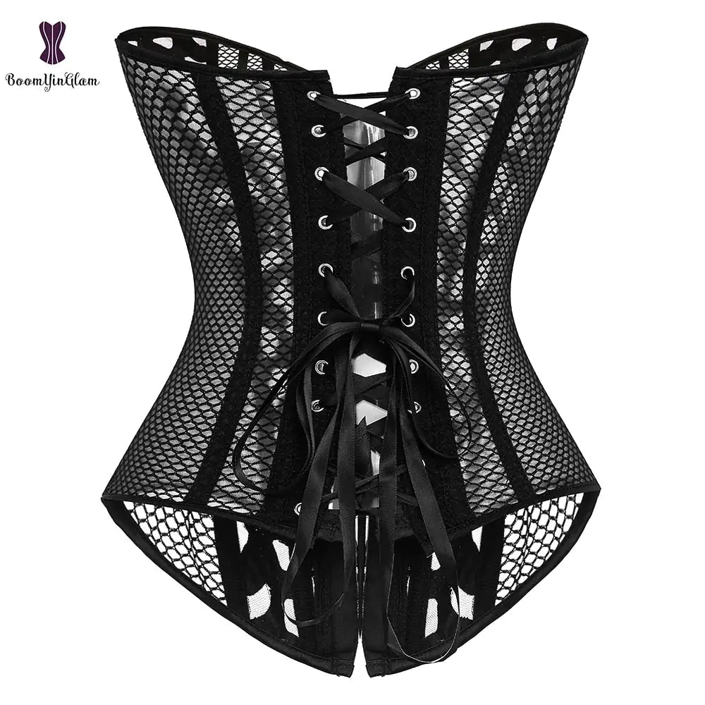 Lace Up Overbust Corset